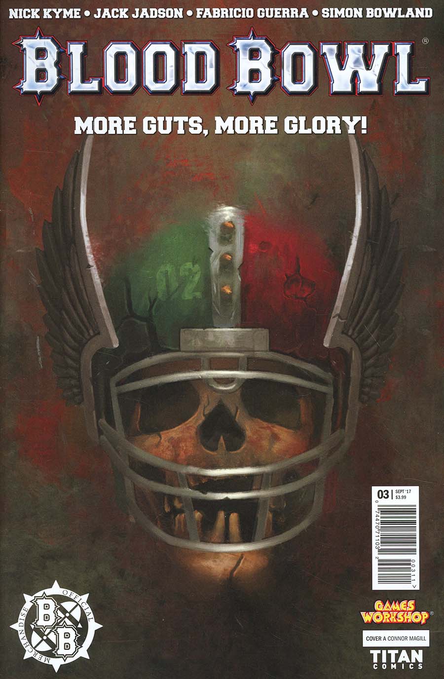 Blood Bowl More Guts More Glory #3 Cover A Regular Connor Magill Cover