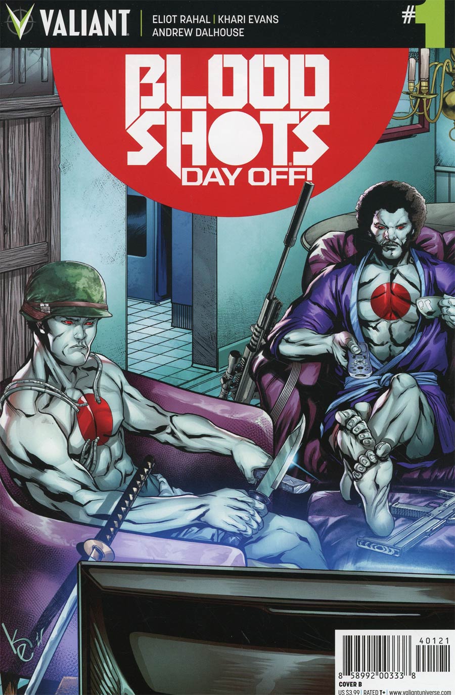 Bloodshots Day Off #1 Cover B Variant Khari Evans Cover