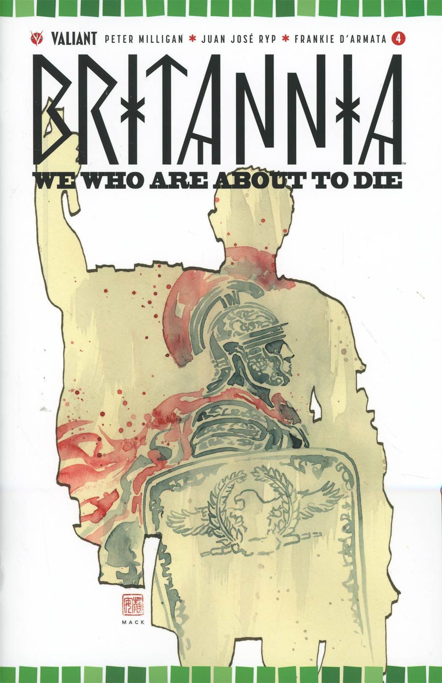 Britannia We Who Are About To Die #4 Cover A Regular David Mack Cover