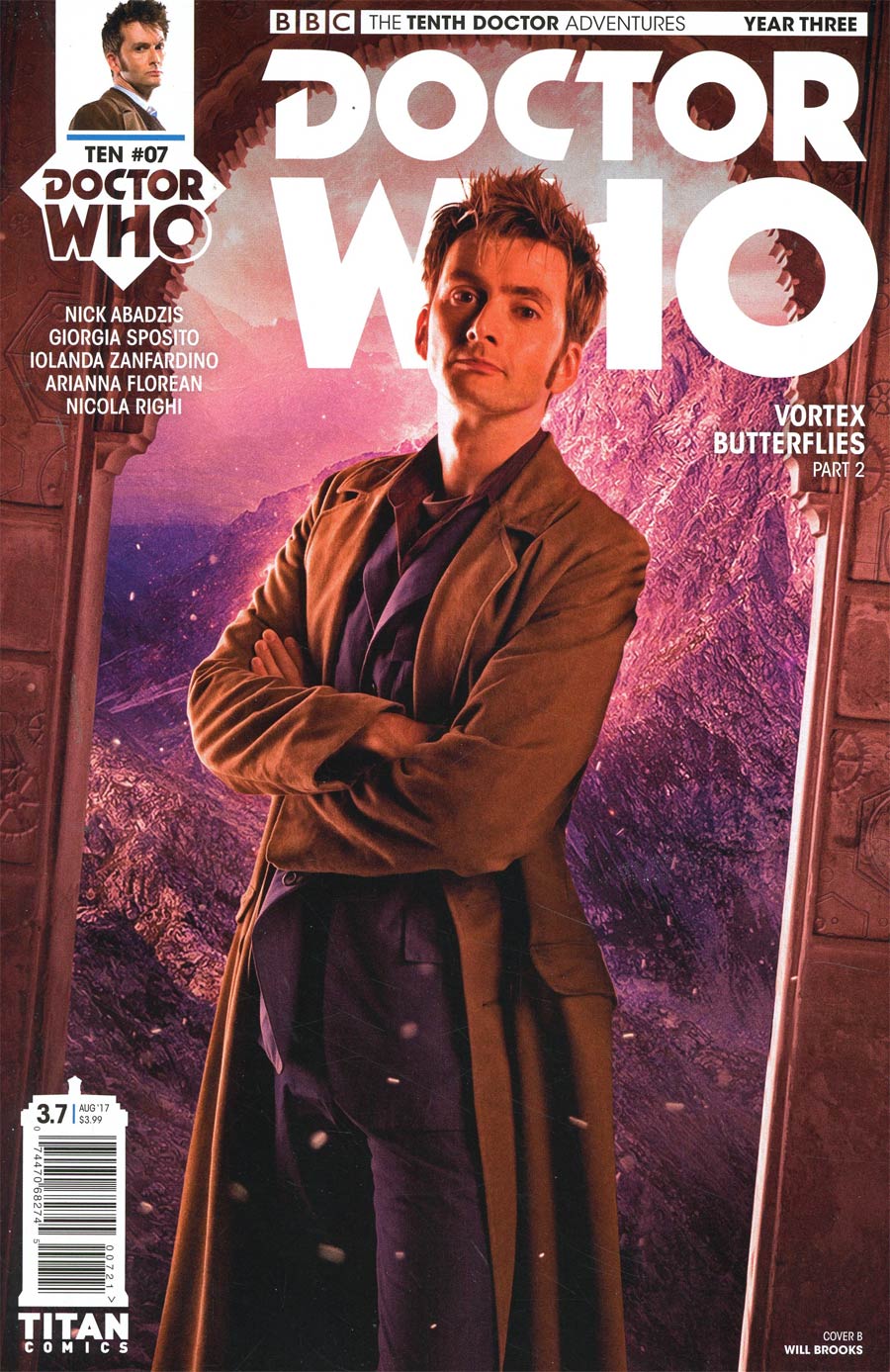 Doctor Who 10th Doctor Year Three #7 Cover B Variant Photo Cover