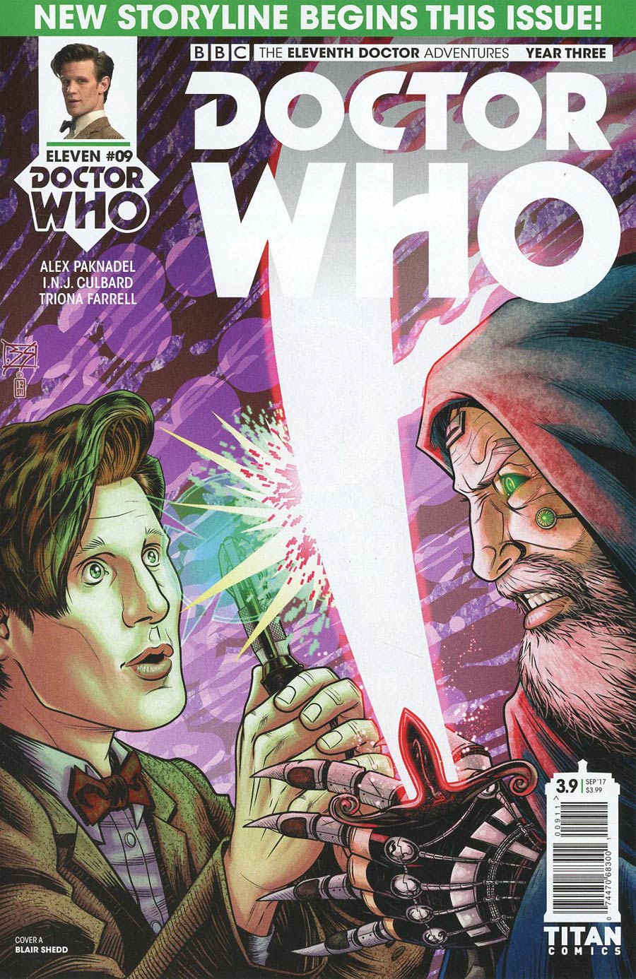 Doctor Who 11th Doctor Year Three #9 Cover A Regular Blair Shedd Cover