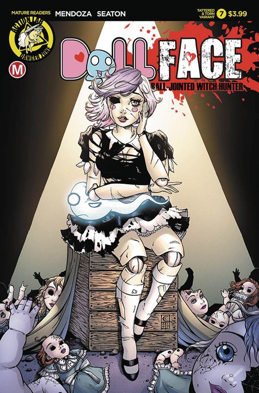 Dollface #7 Cover F Variant Collette Turner Pin-Up Tattered & Torn Cover