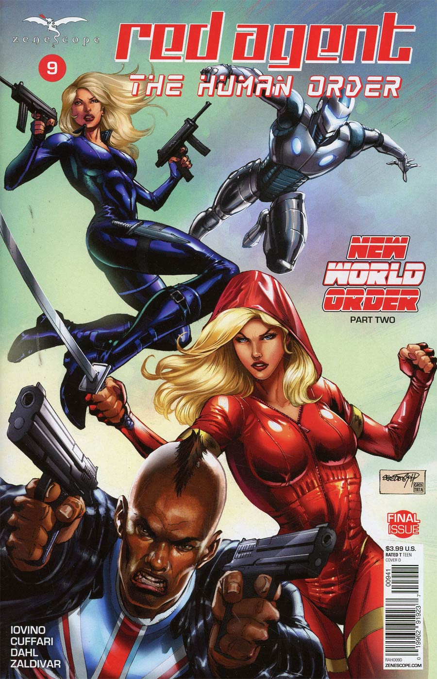 Grimm Fairy Tales Presents Red Agent Human Order #9 Cover D Sheldon Goh