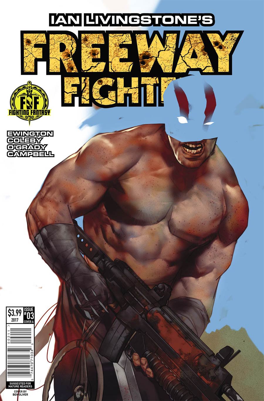 Ian Livingstones Freeway Fighter #3 Cover A Regular Ben Oliver Cover