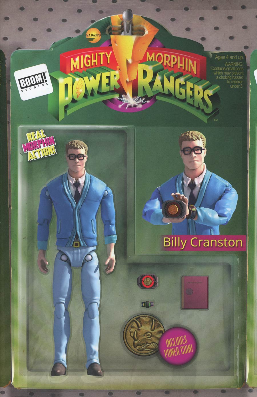 Mighty Morphin Power Rangers (BOOM Studios) #17 Cover B Variant Haskell Mackowski Action Figure Cover