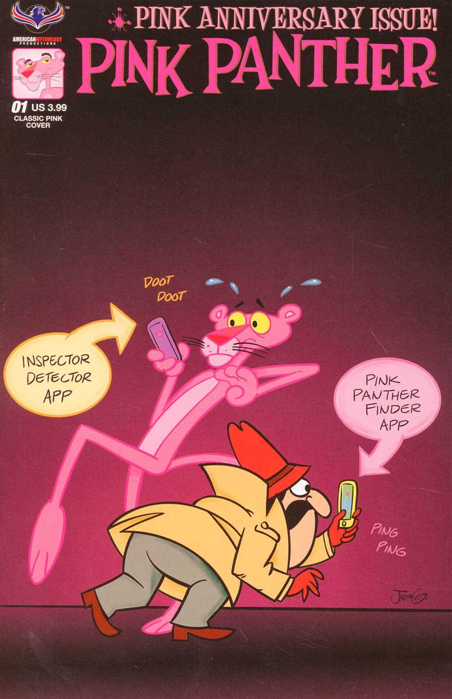 Pink Panther Pink Anniversary Cover B Variant Jacob Greenawalt Cover