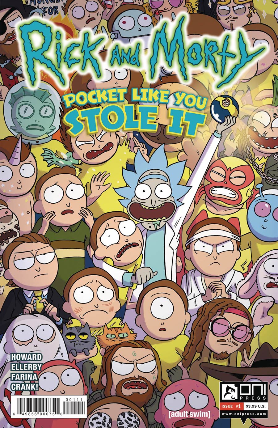Rick And Morty Pocket Like You Stole It #1 Cover A Regular Katy Farina Cover
