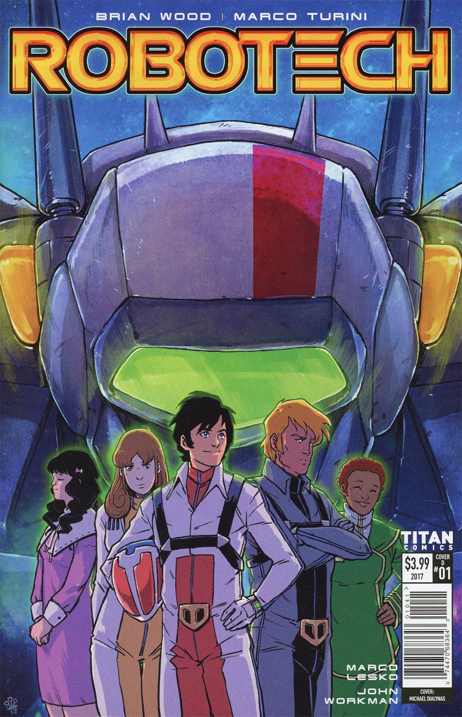 Robotech Vol 3 #1 Cover D Variant Michael Dialynas Cover