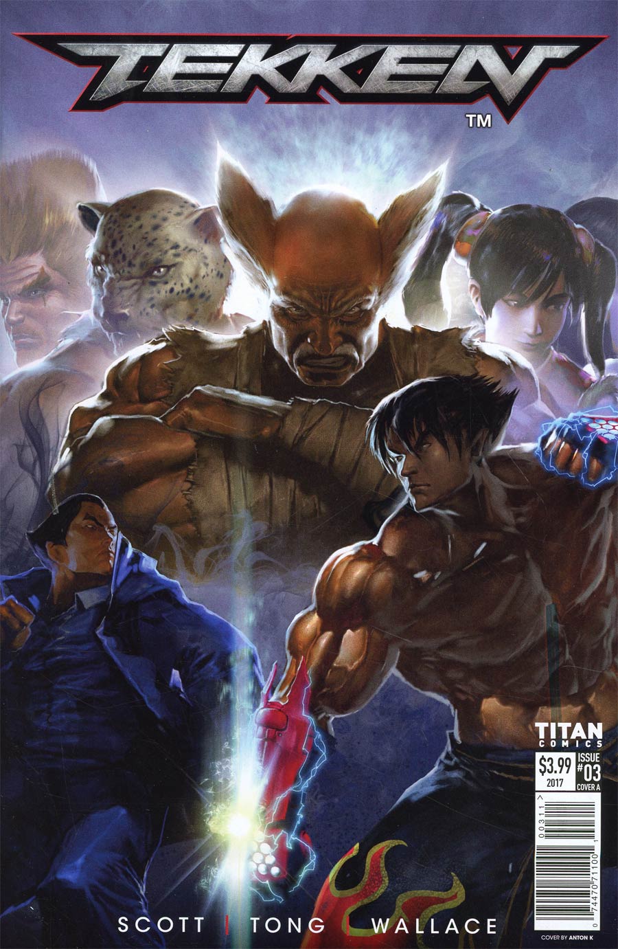 Tekken #3 Cover A Regular Anton K Cover