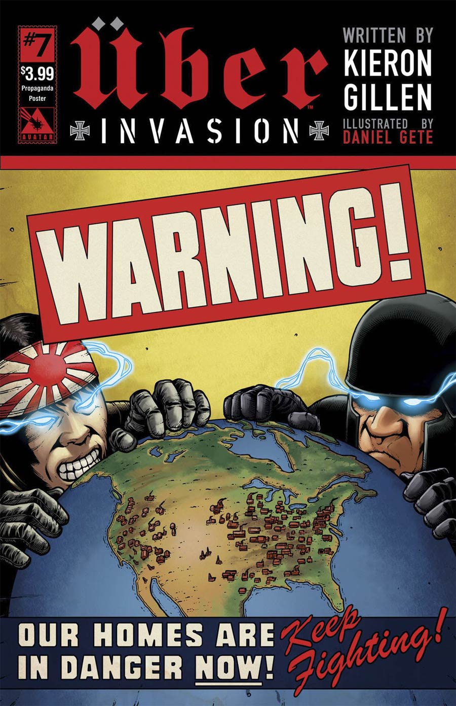 Uber Invasion #7 Cover D Propaganda Poster Cover