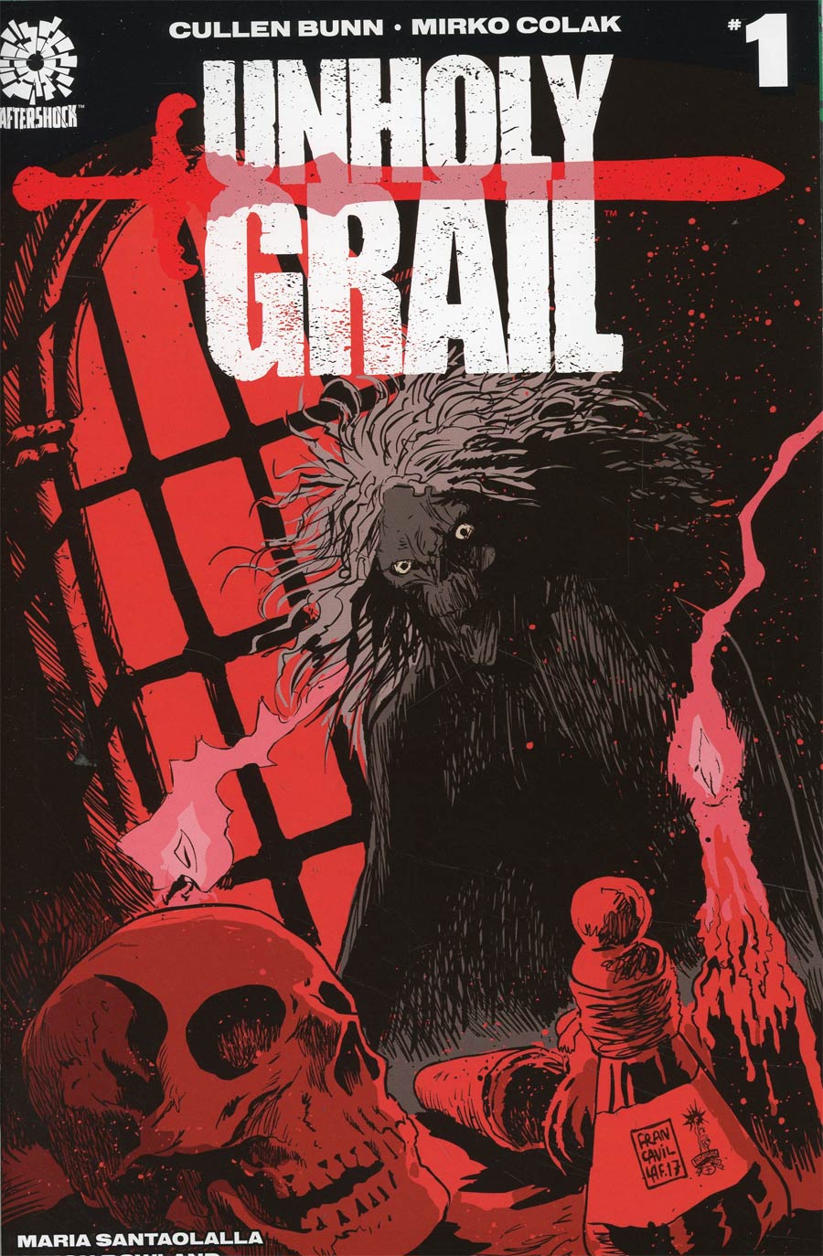 Unholy Grail #1 Cover B Variant Francesco Francavilla Cover