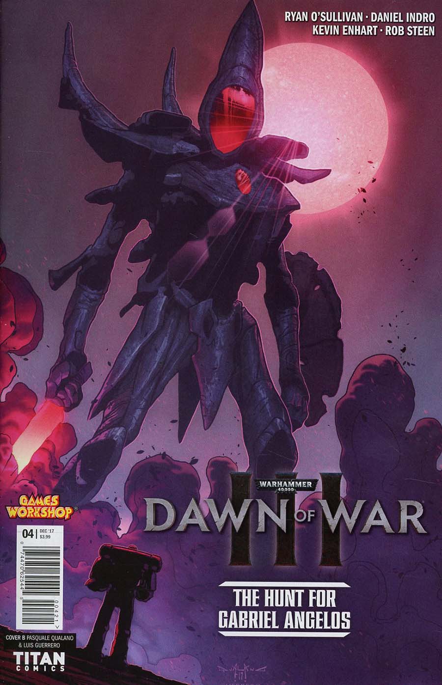 Warhammer 40000 Dawn Of War III #4 Cover B Variant Pasquale Qualano Cover