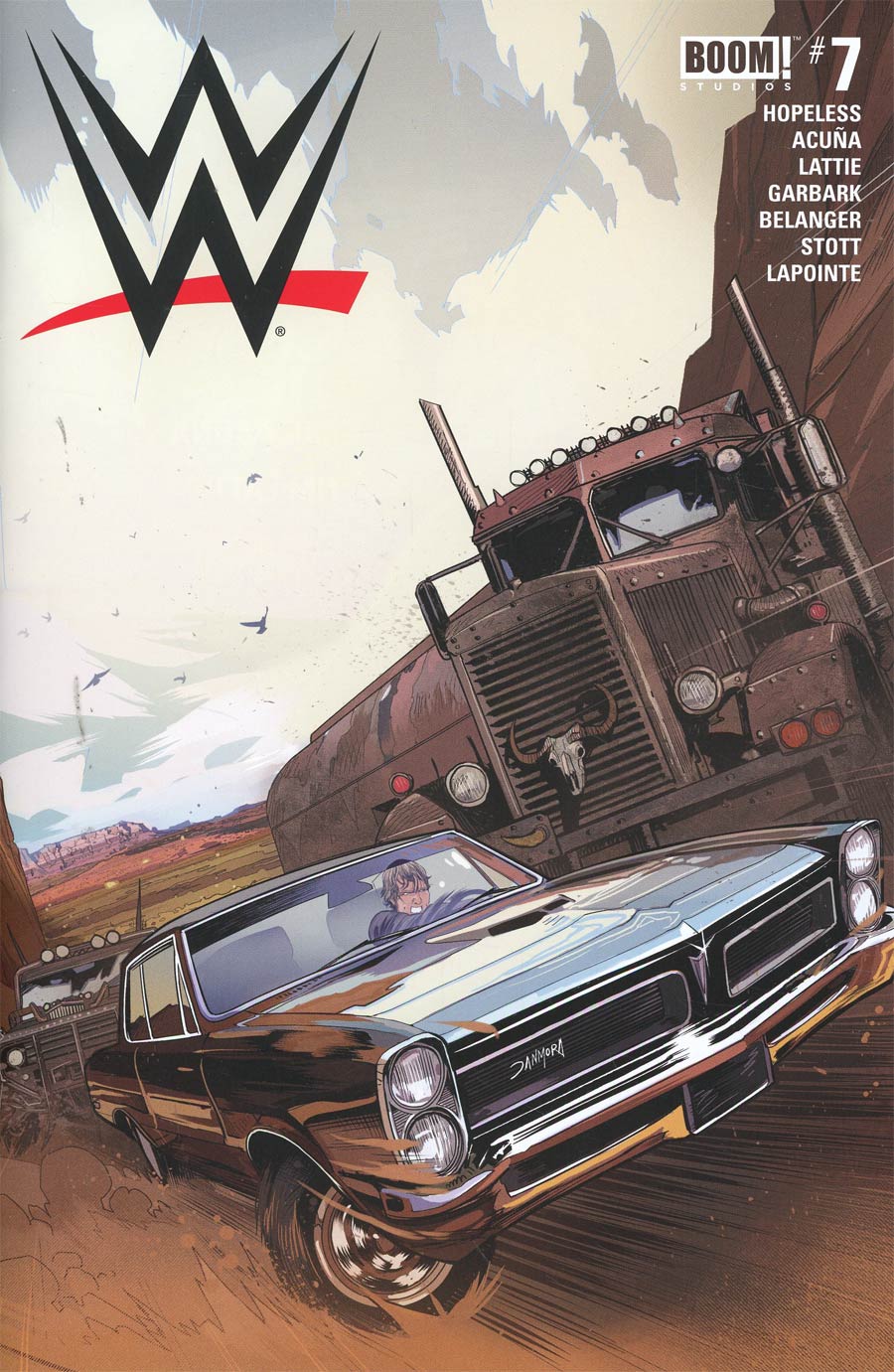 WWE #7 Cover A Regular Dan Mora Cover