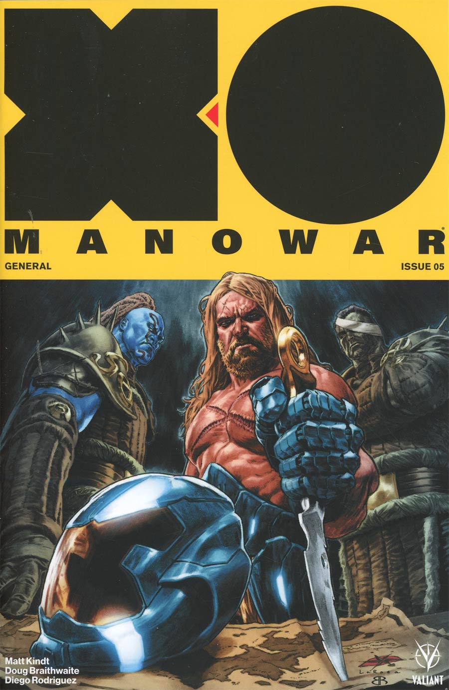 X-O Manowar Vol 4 #5 Cover A Regular Lewis Larosa Cover