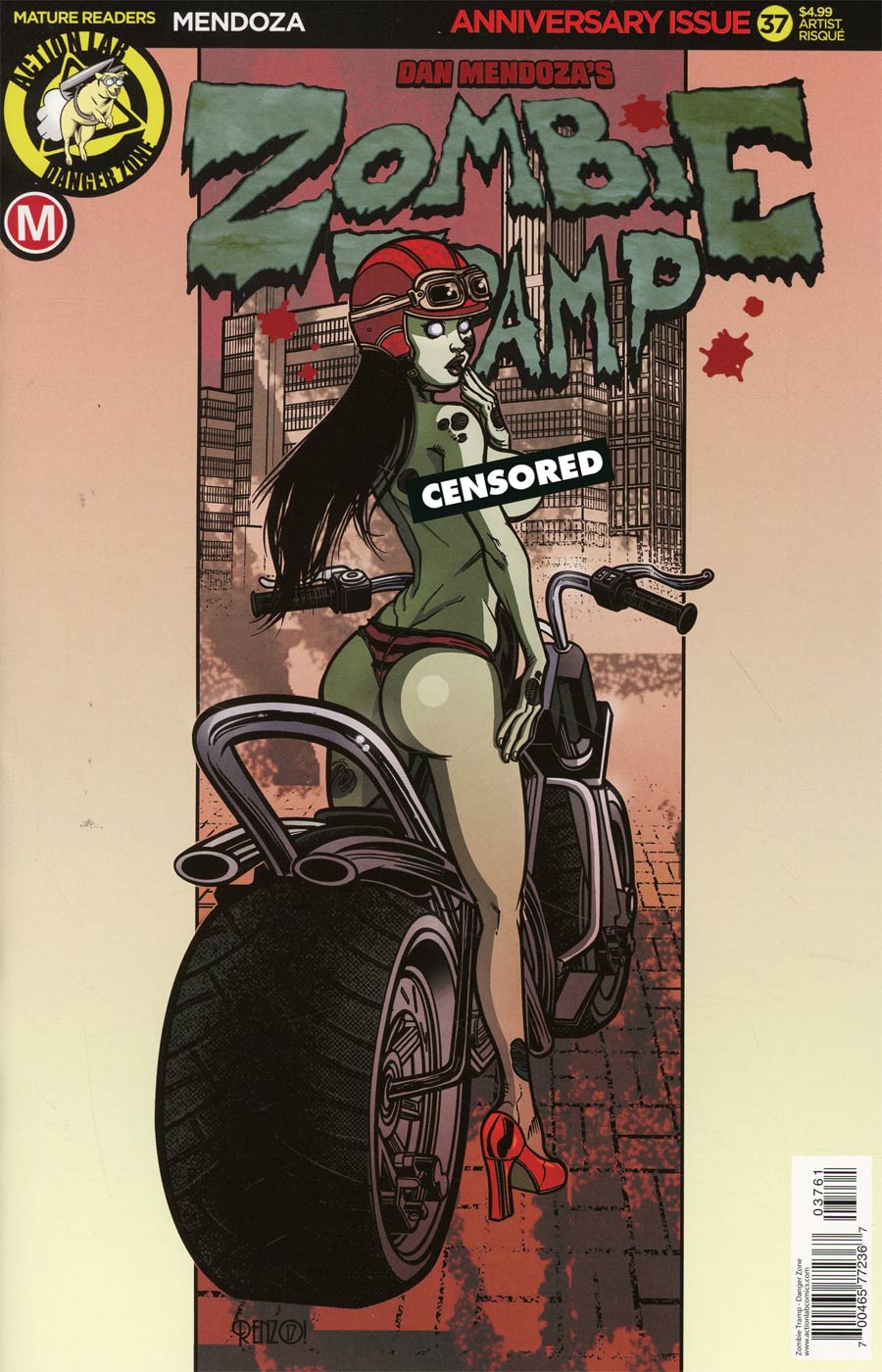 Zombie Tramp Vol 2 #37 Cover F Variant Renzo Rodriguez Artist Risque Cover
