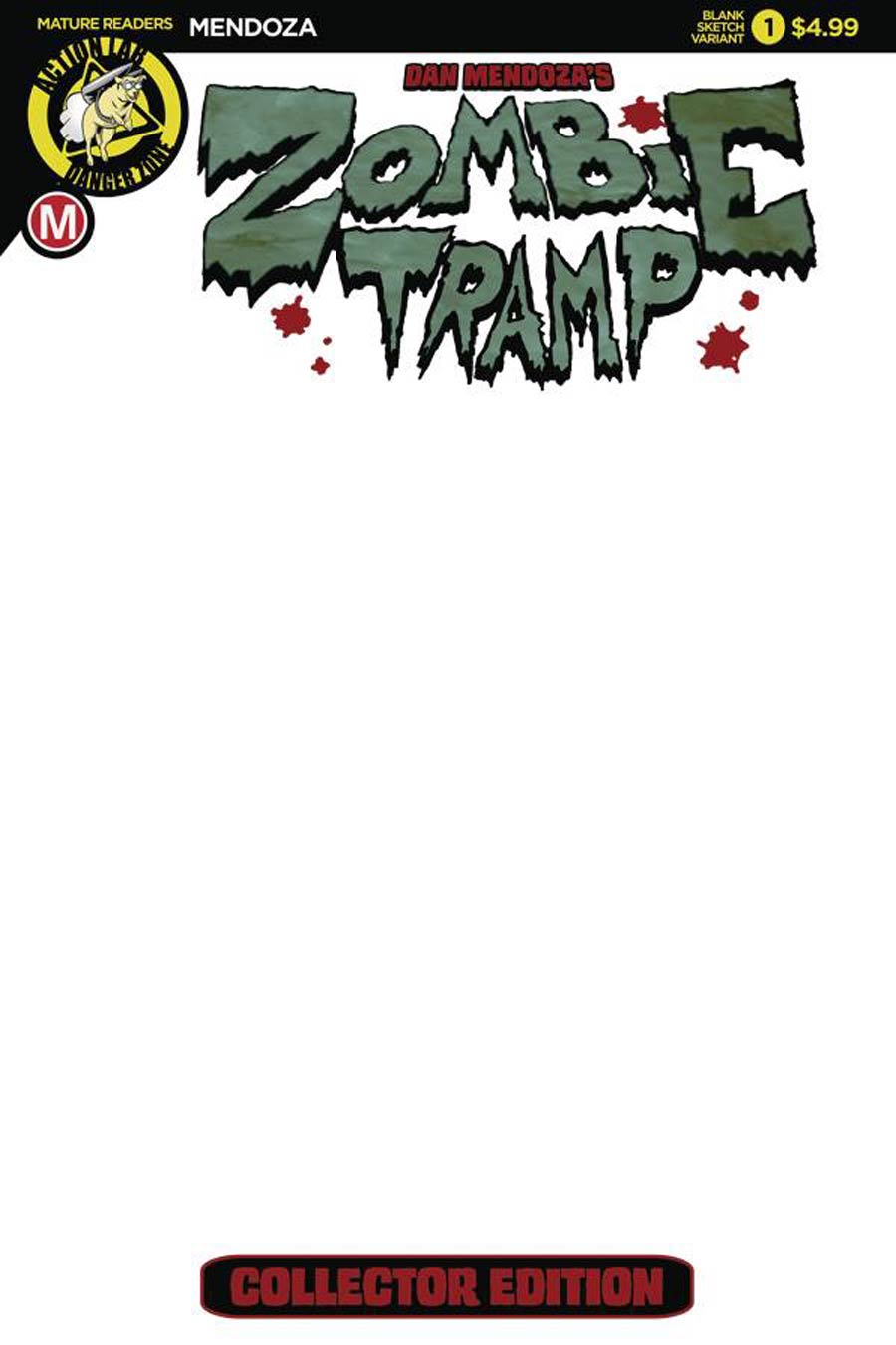 Zombie Tramp Origins #1 Cover H Variant Blank Cover