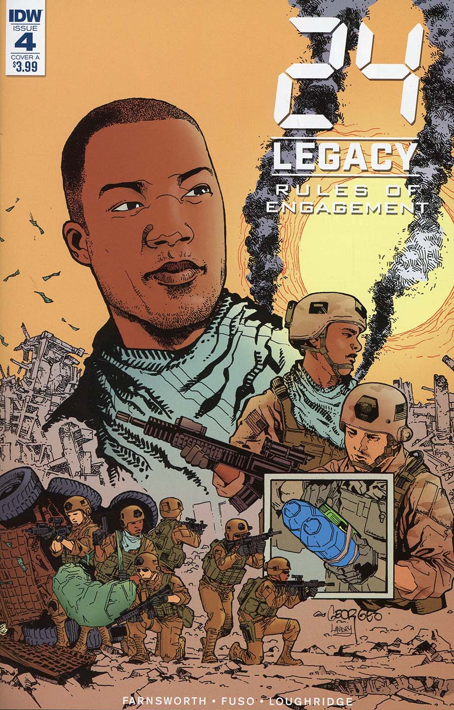 24 Legacy Rules Of Engagement #4 Cover A Regular Georges Jeanty Cover