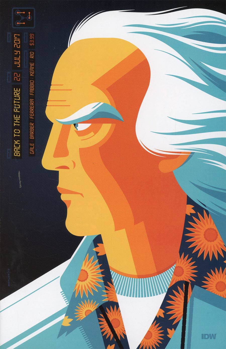 Back To The Future Vol 2 #22 Cover B Variant Tom Whalen Cover