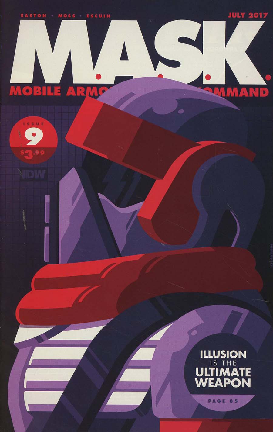 M.A.S.K. Mobile Armored Strike Kommand #9 Cover B Variant Tom Whalen Cover