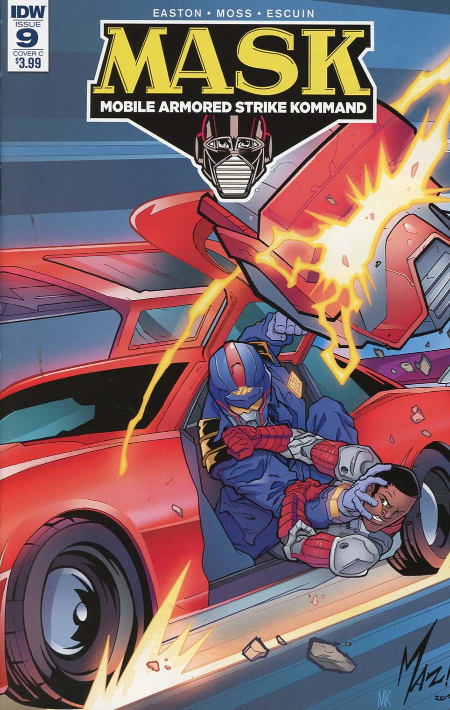 M.A.S.K. Mobile Armored Strike Kommand #9 Cover C Variant Aurelio Mazzara Cover