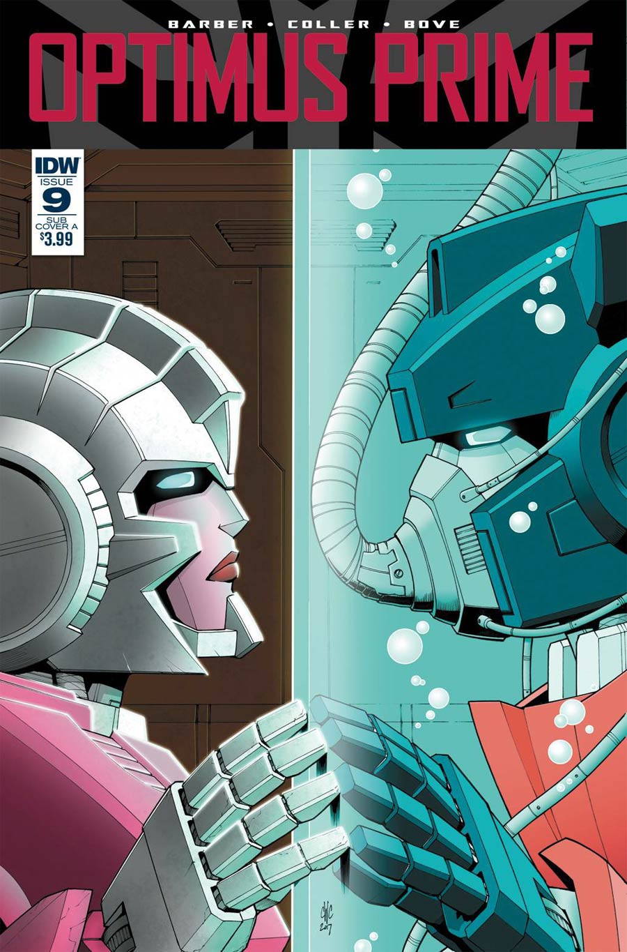 Optimus Prime #9 Cover B Variant Casey W Coller Cover