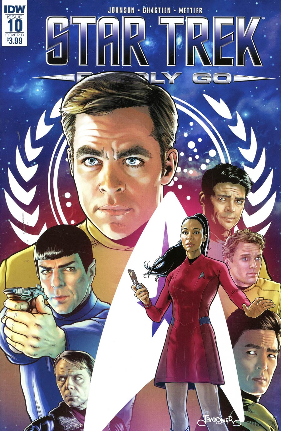 Star Trek Boldly Go #10 Cover B Variant Jason Badower Cover