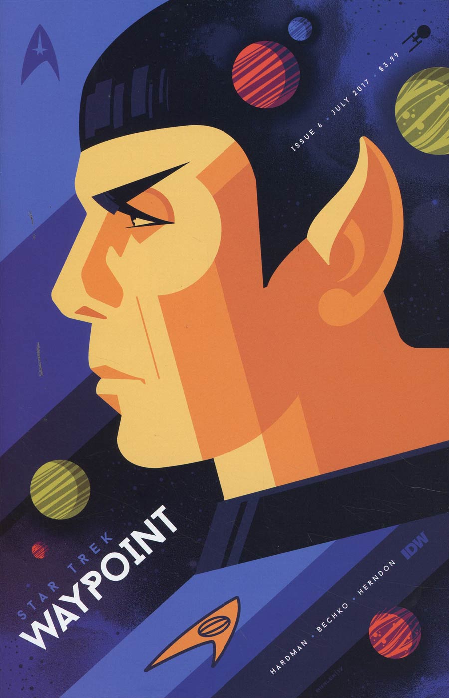 Star Trek Waypoint #6 Cover B Variant Tom Whalen Cover