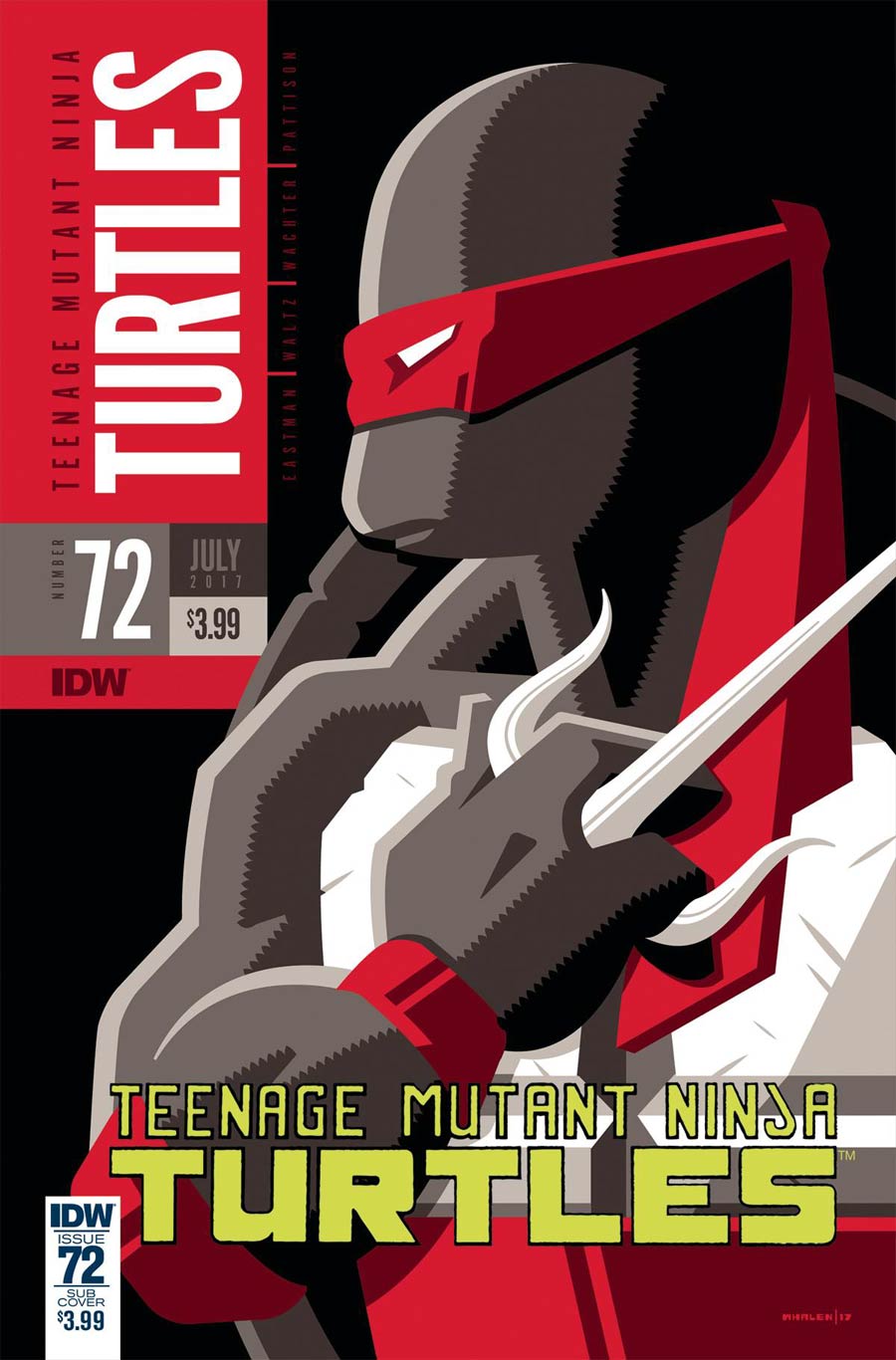 Teenage Mutant Ninja Turtles Vol 5 #72 Cover B Variant Tom Whalen Cover