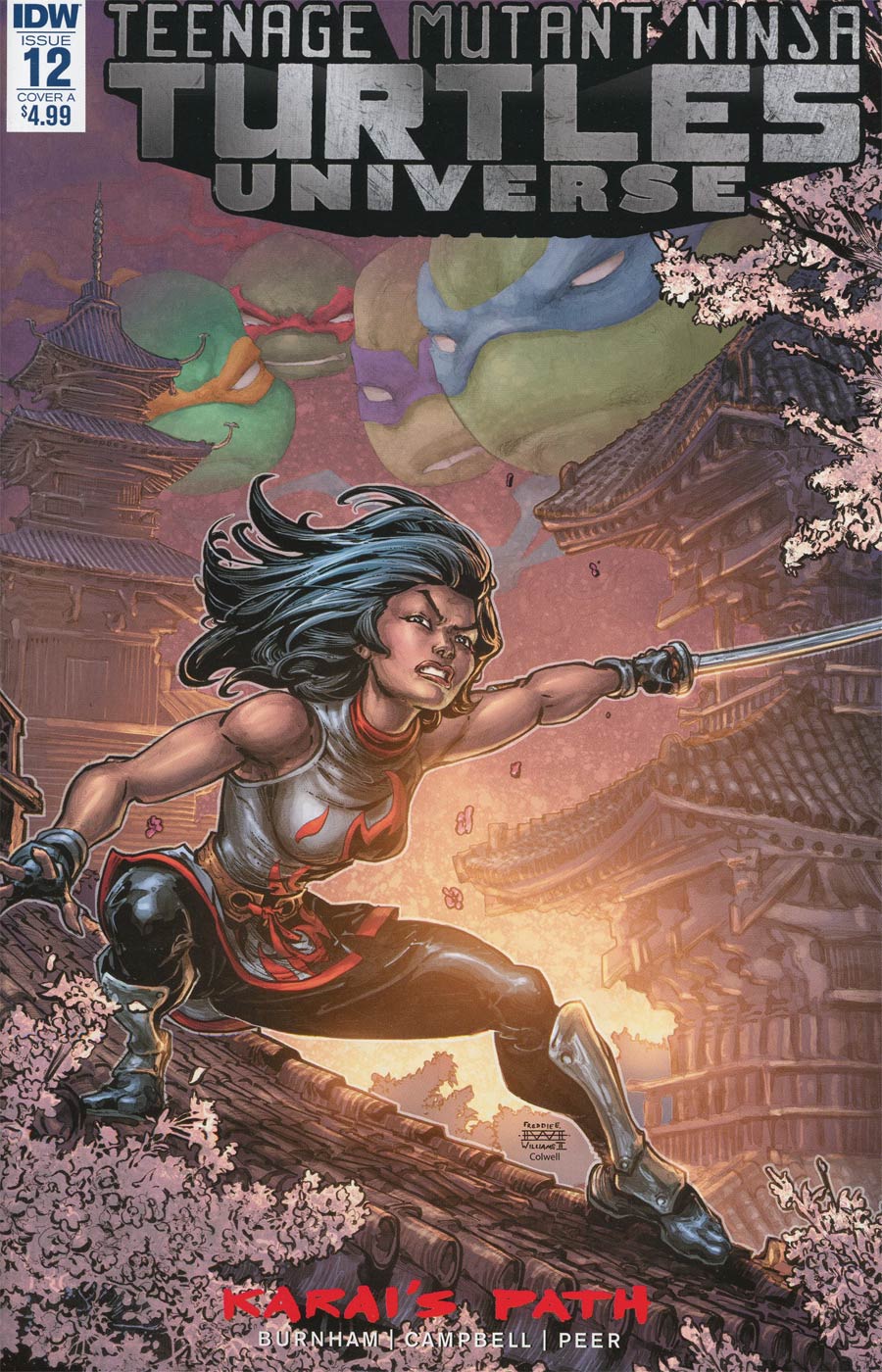 Teenage Mutant Ninja Turtles Universe #12 Cover A Regular Freddie Williams II Cover