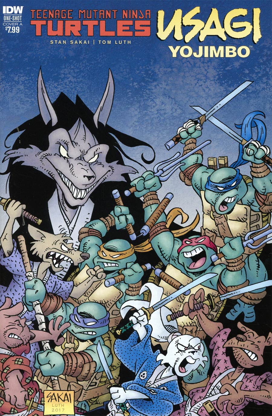 Teenage Mutant Ninja Turtles Usagi Yojimbo Cover A Regular Stan Sakai Cover