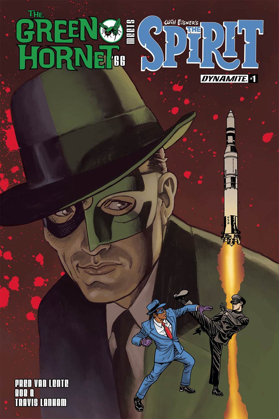 Green Hornet 66 Meets The Spirit #1 Cover B Variant Ty Templeton Cover