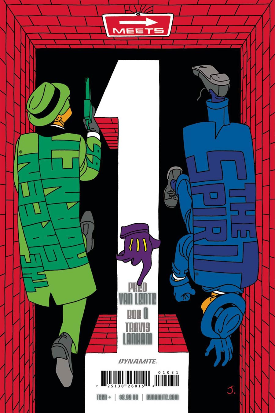 Green Hornet 66 Meets The Spirit #1 Cover C Variant Javier Pulido Cover