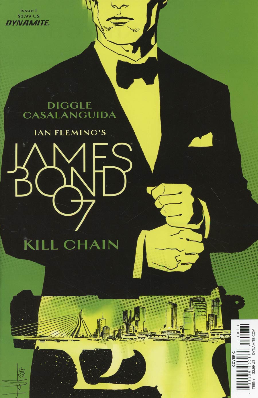 James Bond Kill Chain #1 Cover C Variant Luca Casalanguida Cover