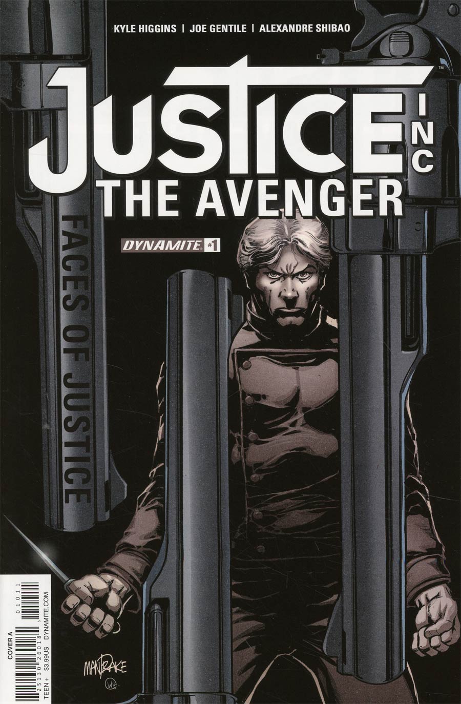 Justice Inc The Avenger Faces Of Justice #1 Cover A Regular Tom Mandrake Cover