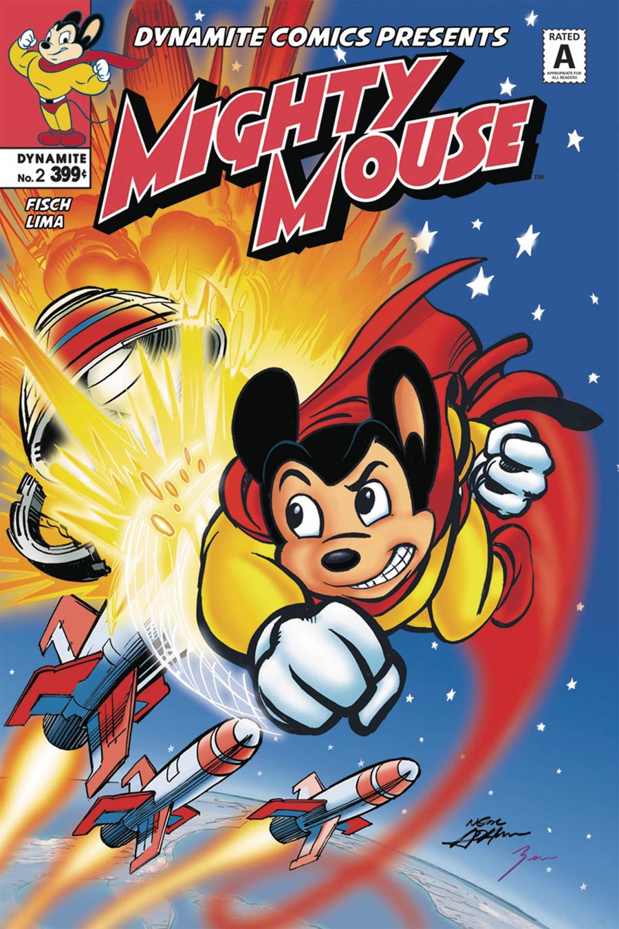 Mighty Mouse Vol 5 #2 Cover A Regular Neal Adams Cover