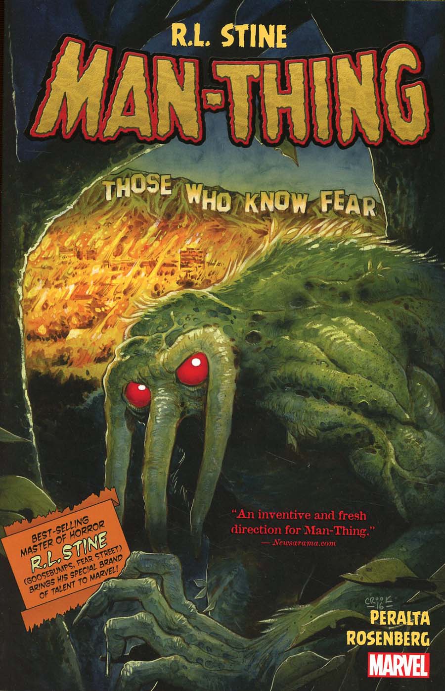 Man-Thing By R.L. Stine TP