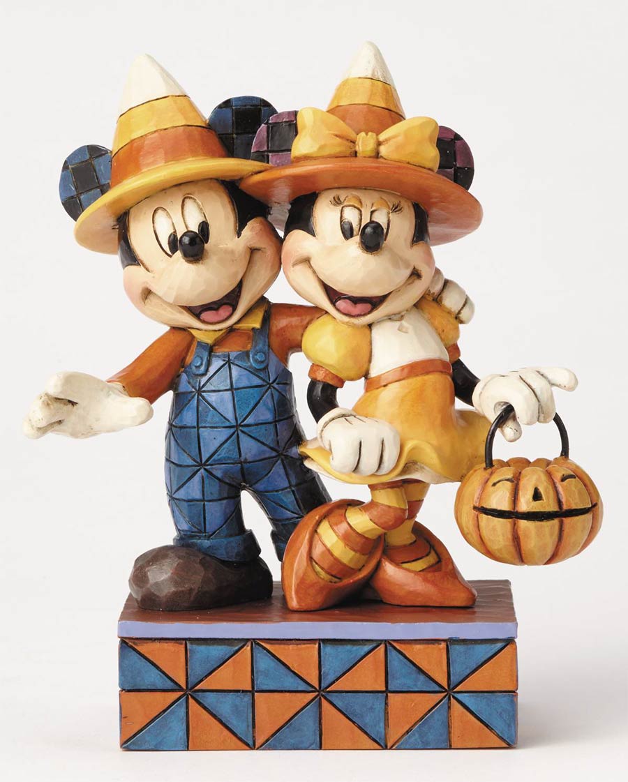 Disney Traditions Mickey & Minnie Candy Corn Figurine