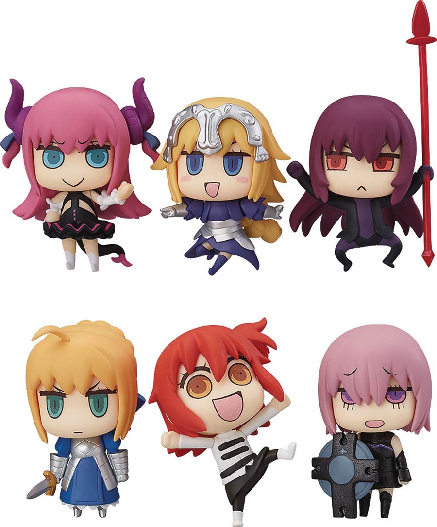 Fate/Grand Order Learning With Manga Trading Figure Blind Mystery Box 6-Piece Display