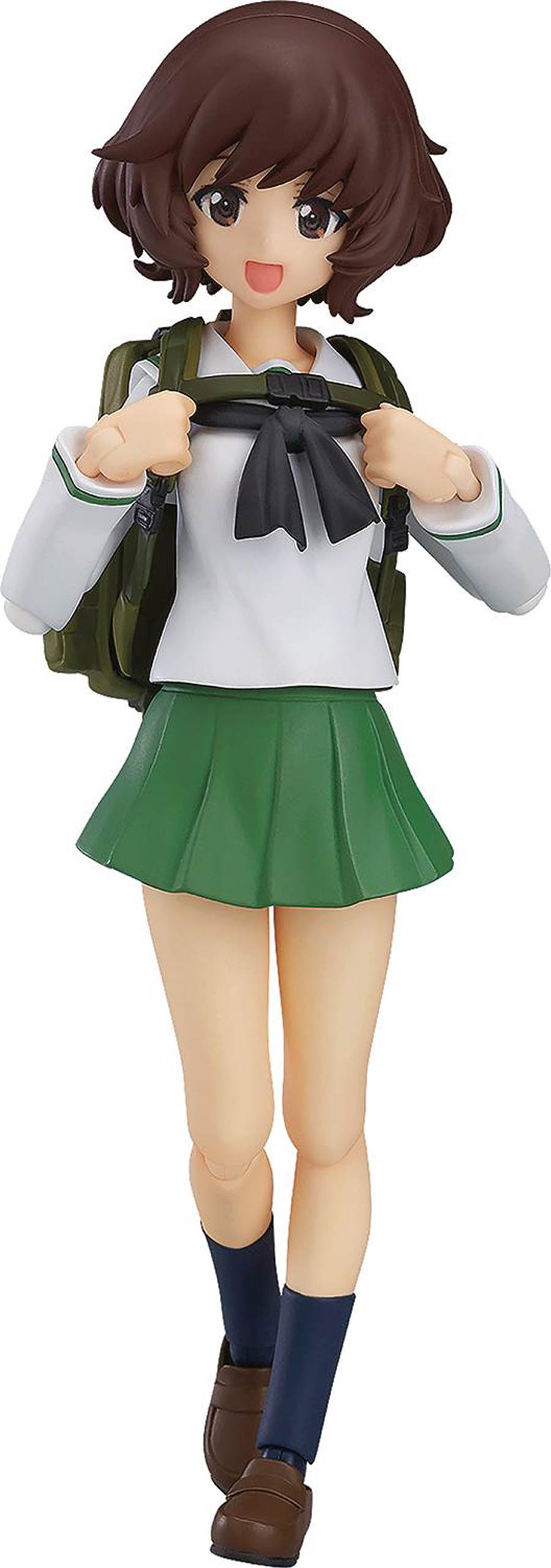 Girls Und Panzer Pazner Yukari Akiyama School Uniform Figma Action Figure