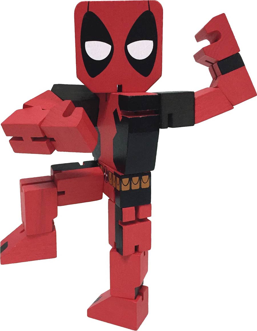 Marvel Wood Warriors 8-Inch Action Figure - Deadpool