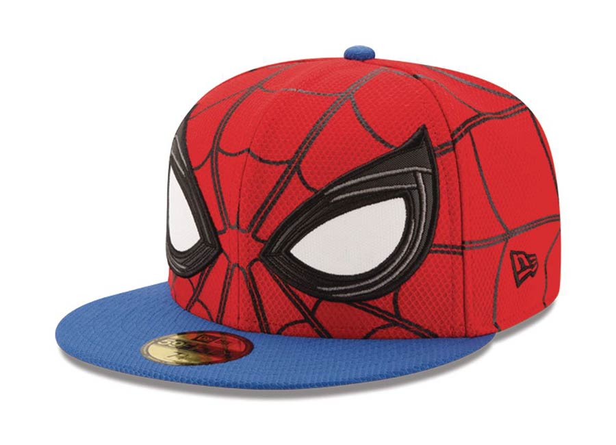 Spider-Man Homecoming All-Over 5950 Fitted Cap Size 7 1/4