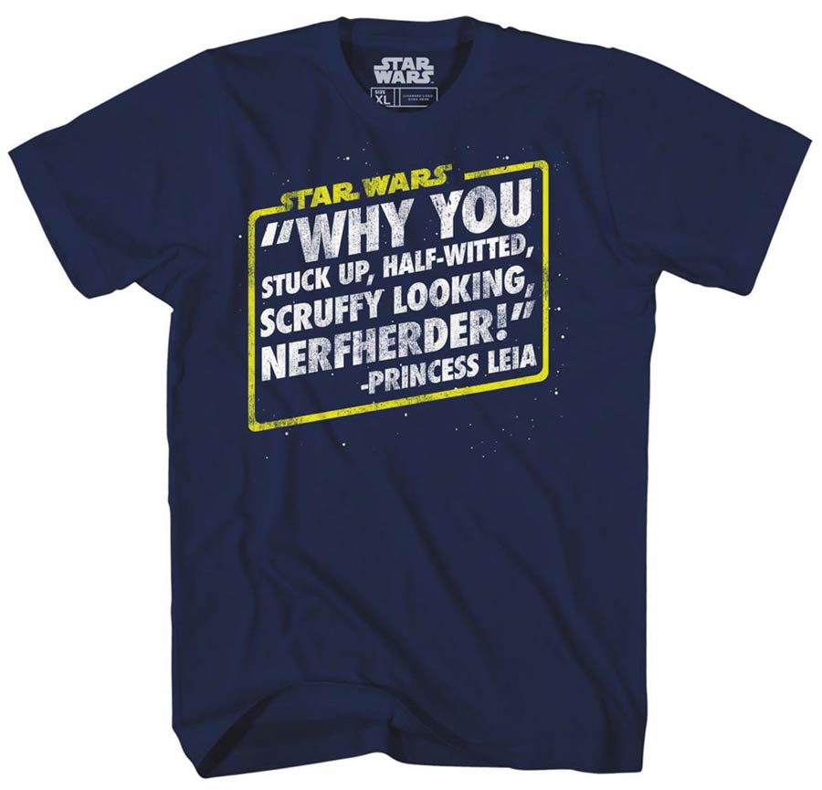 Star Wars Nerfed Herder Navy T-Shirt Large