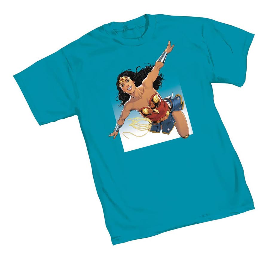 Wonder Woman Clouds T-Shirt Large