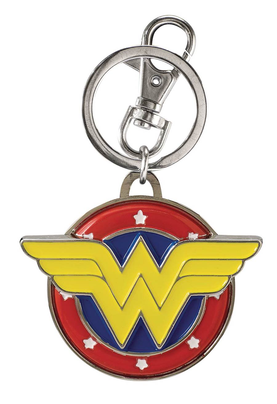DC Comics Classic Wonder Woman Color Pewter Keyring Inner Case