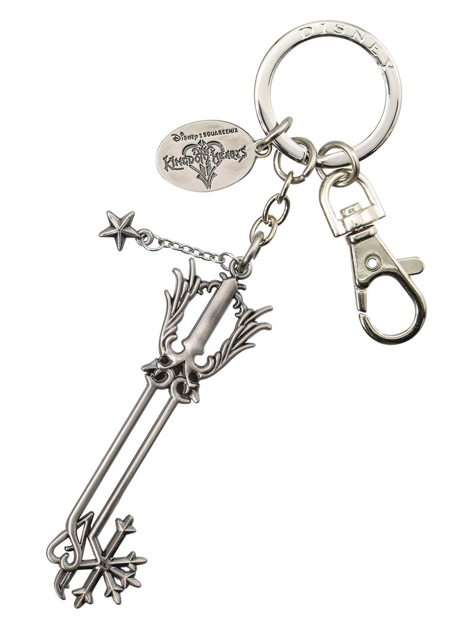 Kingdom Hearts Oathkeeper Keyblade Pewter Keyring 6-Piece Bag