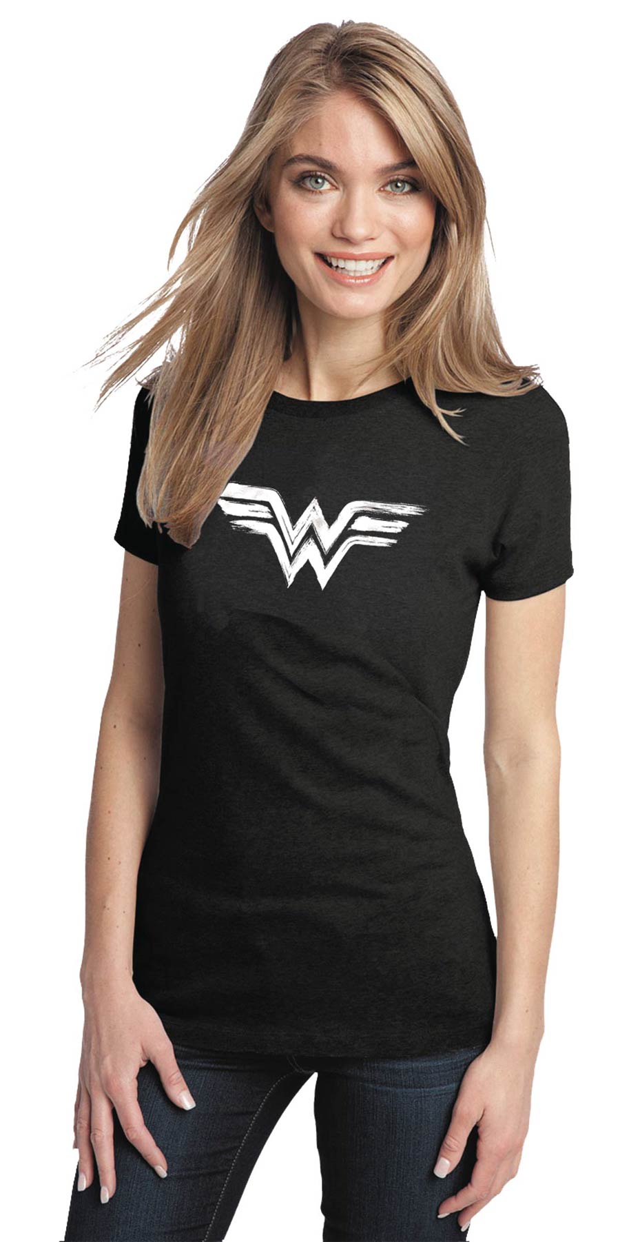 Wonder Woman Brushed Symbol Womens T-Shirt Large