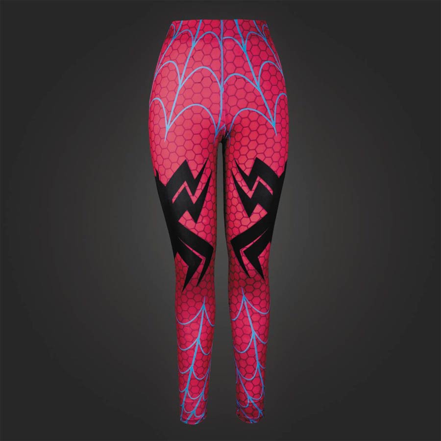 Marvel I Am Spider-Gwen Pink Webbing Legging Small