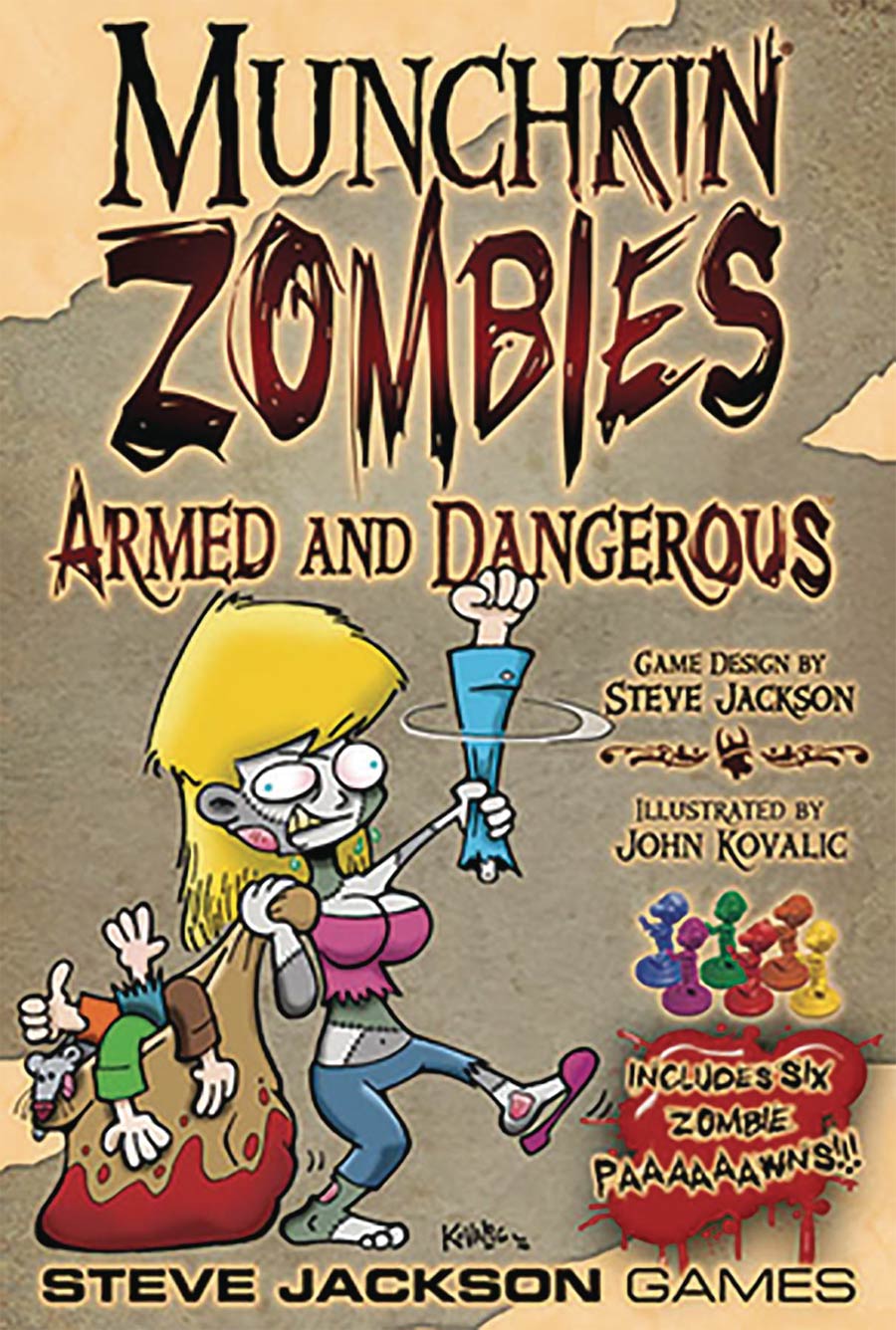 Munchkin Zombies Armed And Dangerous Expansion