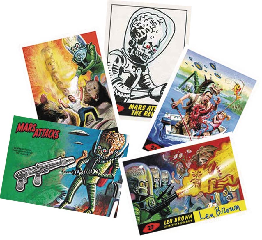 Topps 2017 Mars Attacks The Revenge Trading Cards Box