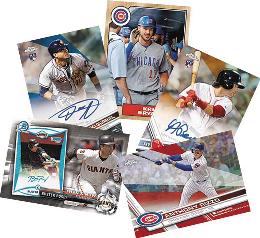 Topps 2017 Chrome Baseball Trading Cards Box